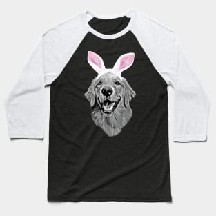 Golden Retriever Bunny Baseball T-Shirt